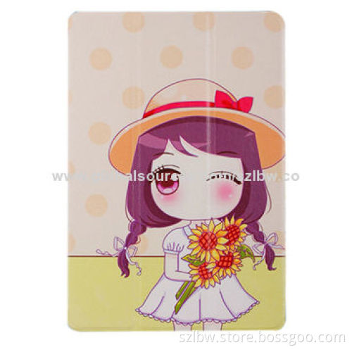 Unique Design Thin Slim 3D Colorful Painting Case for iPad, Various Cartoon Pictures are Available